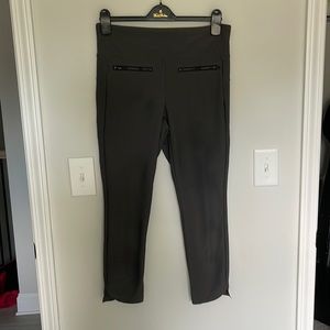 Athletes Gray Steller Crop Lifestyle Work Travel Pant #210237 Size M